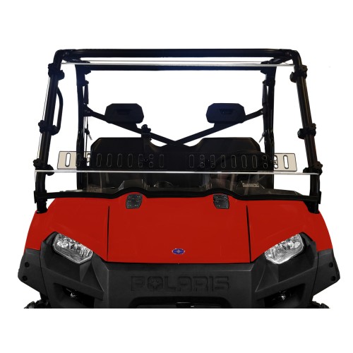 Spike Powersports Polaris Ranger Full Size (Round Tubing) Vented Scratch Resistant Windshield