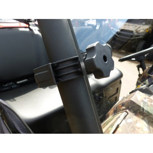 Spike Powersports Polaris Ranger Full Size (Round Tubing) Vented Scratch Resistant Windshield