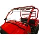 Spike Powersports Kawasaki Mule SX Hinged Windshield W/Upper Vents - Hard Coated