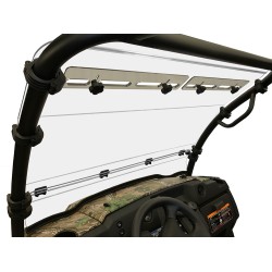 Spike Powersports Kawasaki Mule SX Hinged Windshield W/Upper Vents - Hard Coated Spike Powersports Kawasaki Mule SX Hinged Windshield W/Upper Vents - Hard Coated
