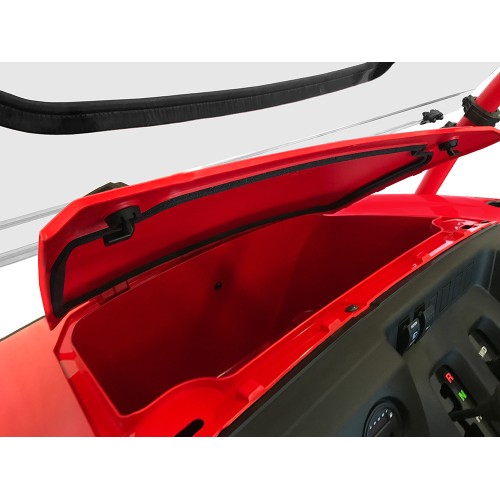 Spike Powersports Kawasaki Mule SX Hinged Windshield W/Upper Vents - Hard Coated