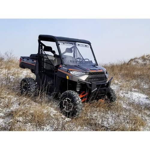 Spike Powersports Polaris Ranger Full-Size Scratch Resistant Multi-Vent Windshield