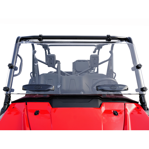 Spike Powersports Honda Pioneer 1000 TRR Windshield w/Dual Comfort Flow Vents - Hard Coated