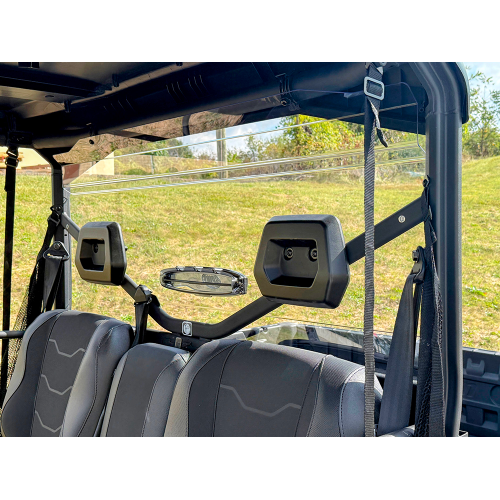 Spike Powersports Can Am Defender REAR TRR Windshield w/Vent-GP Spike Powersports Can Am Defender REAR TRR Windshield w/Vent-GP