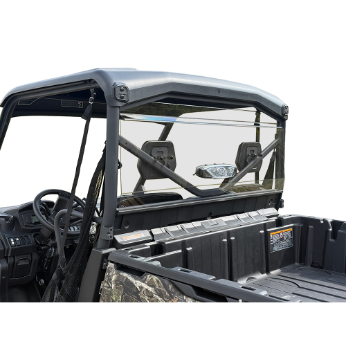 Spike Powersports Can-Am Defender/Max TRR Tinted Rear Windshield w/Vent-GP