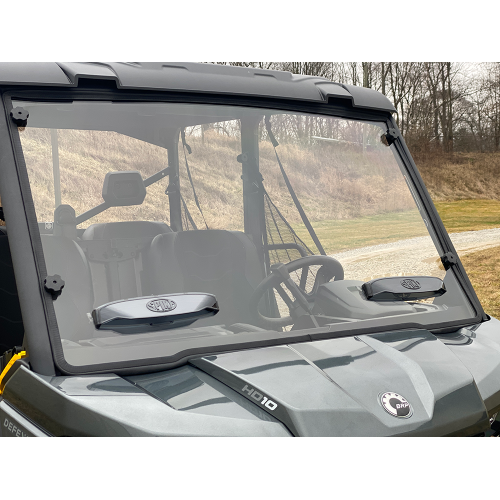 Spike Powersports Can-Am Defender Comfort Flow Venting Windshield W/Hard Coat