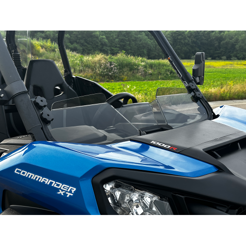 Spike Powersports Can-Am Maverick Trail Stealth Tinted Short Windshield- Hard Coated