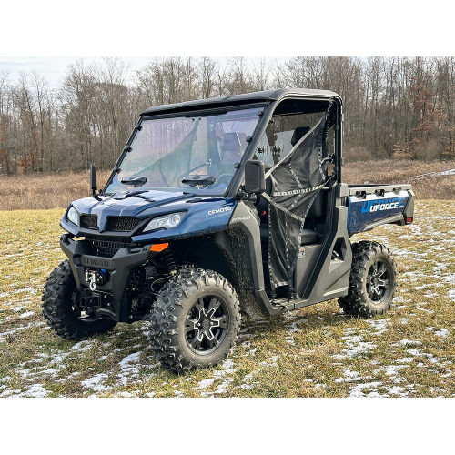 Spike Powersports CFMoto UForce 1000 Dual Vented Full Windshield - Hard Coated