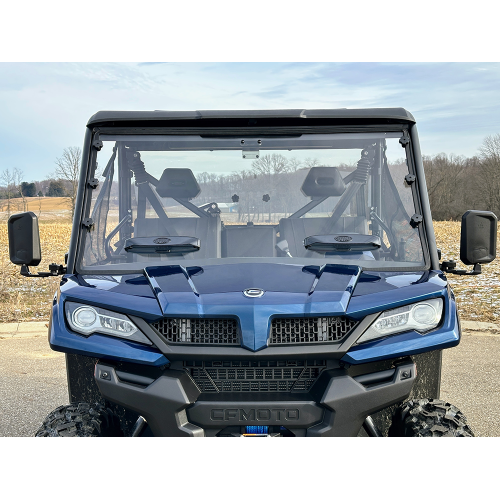 Spike Powersports CFMoto UForce 1000 Dual Vented Full Windshield - Hard Coated
