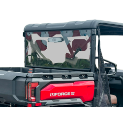 Spike Powersports CFMoto U10 Pro Tinted Rear Windshield With Adjustable Vent