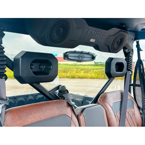 Spike Powersports CFMoto U10 Pro Tinted Rear Windshield With Adjustable Vent Spike Powersports CFMoto U10 Pro Tinted Rear Windshield With Adjustable Vent