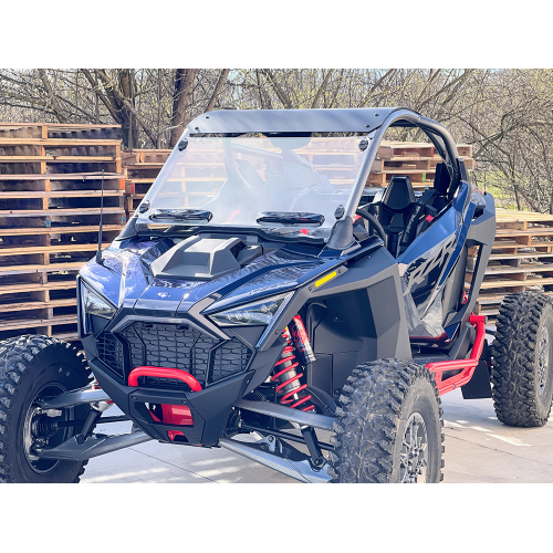 Spike Powersports Polaris RZR Pro R Dual Vented Front Windshield-Hard Coated Spike Powersports Polaris RZR Pro R Dual Vented Front Windshield-Hard Coated