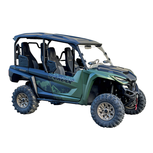 Spike Powersports Yamaha Wolverine X2 (2021+) TRR Vented Windshield - Hard Coated