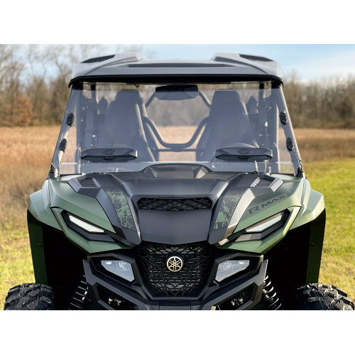 Spike Powersports Yamaha Wolverine X2 (2021+) TRR Vented Windshield - Hard Coated