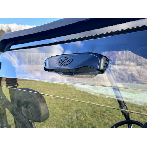 Spike Powersports Polaris Ranger Full-Size (Round Tubing) Rear Windshield -w/Vent