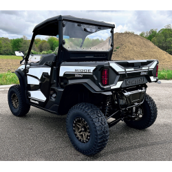 Spike Powersports Kawasaki Ridge Rear Windshield With Adjustable Vent Spike Powersports Kawasaki Ridge Rear Windshield With Adjustable Vent