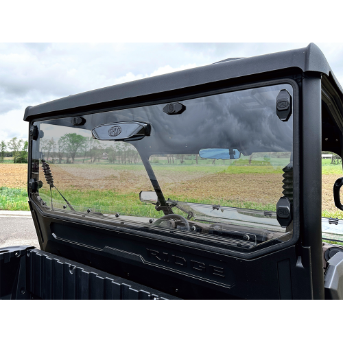 Spike Powersports Kawasaki Ridge Tinted Rear Shield With Adjustable Vent