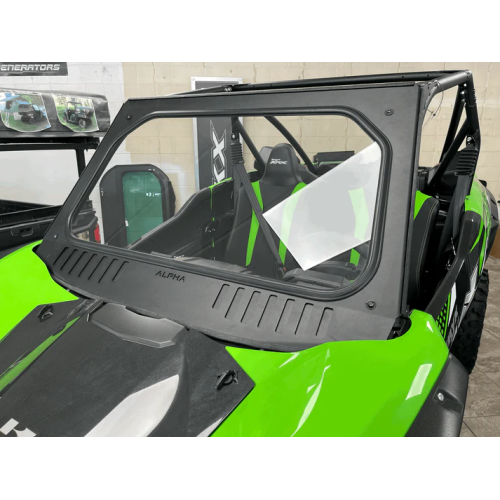 Alpha Windshields - Kawasaki KRX Glass Windshield