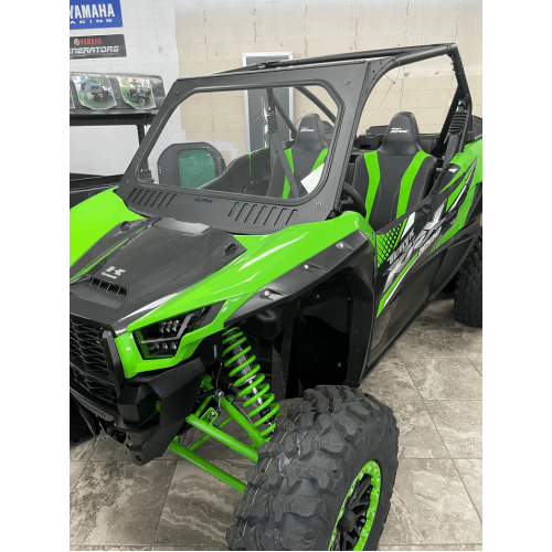 Alpha Windshields - Kawasaki KRX Glass Windshield