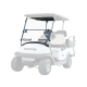 Corsa Blue Club Car Precedent Flip Down Vented Windshield
