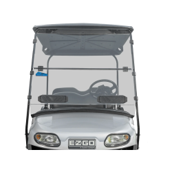 Corsa Blue E-Z-GO TXT Valor Flip Down Windshield
