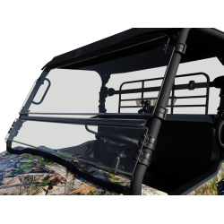 Direction 2 Inc- Kawasaki Mule Pro-MX Full-Tilting Windshield - Hard Coated