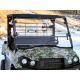 Direction 2 Inc- Kawasaki Mule Pro-MX Full-Tilting Windshield - Hard Coated