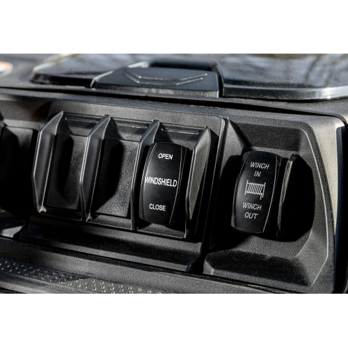 Can-Am Maverick R Maxdrive Power Flip Windshield Can-Am Maverick R Maxdrive Power Flip Windshield