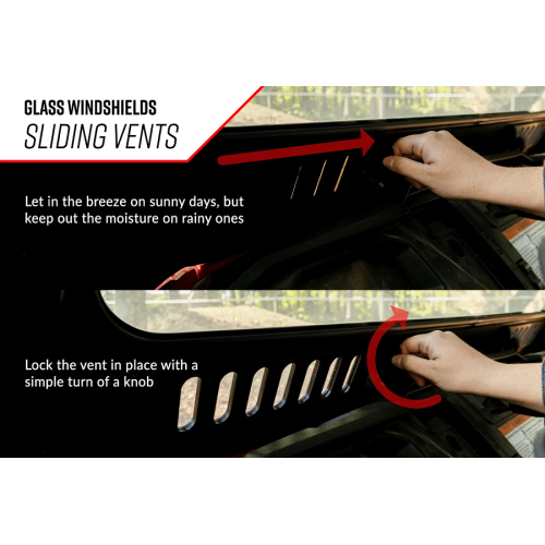 Polaris RZR PRO XP Glass Windshield