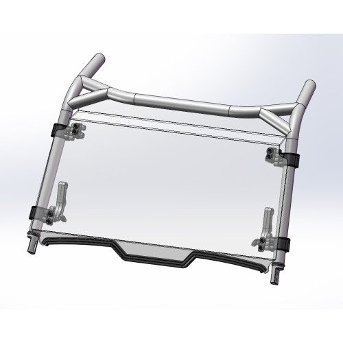 Direction 2 Inc- Polaris RZR XP Turbo-S Full Tilting Windshield
