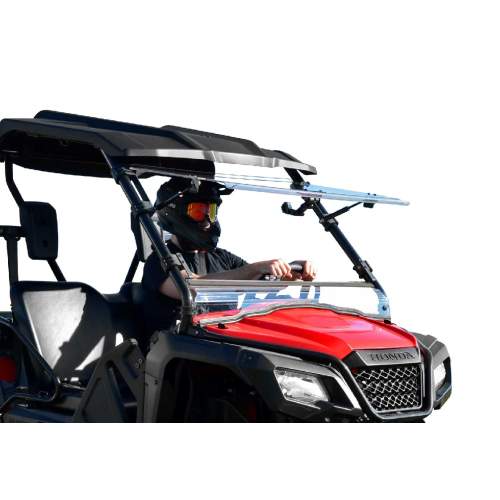 Honda Pioneer 500 Scratch Resistant Flip Windshield Honda Pioneer 500 Scratch Resistant Flip Windshield
