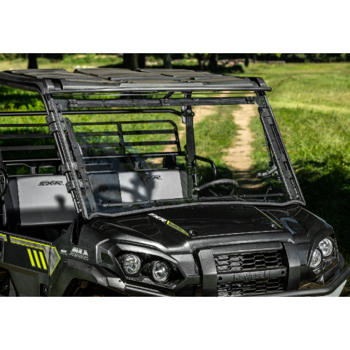 Kawasaki Mule Pro Scratch Resistant Flip Windshield Kawasaki Mule Pro Scratch Resistant Flip Windshield