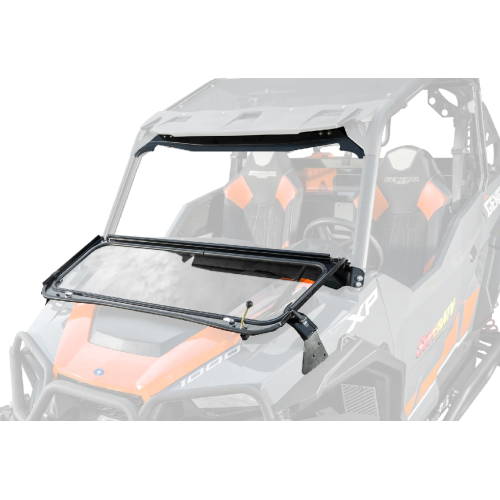 Polaris General XP 1000 Flip-Down Glass Windshield