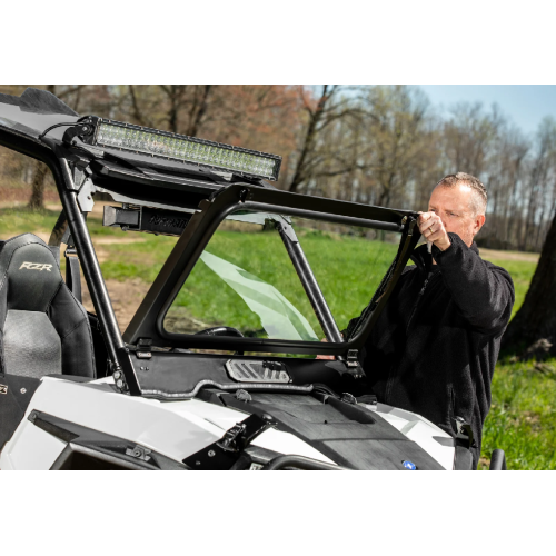 Polaris RZR XP 1000 Flip Down Glass Windshield