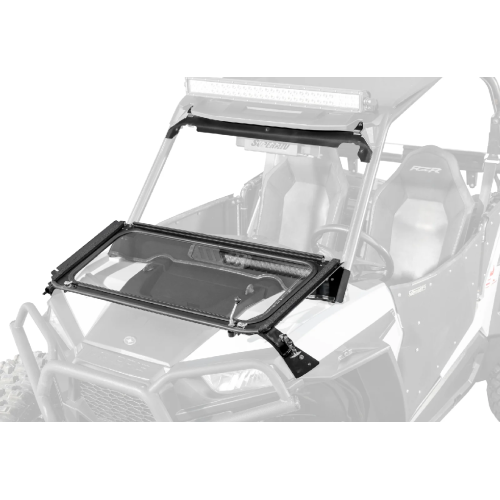 Polaris RZR 900 Flip Down Glass Windshield