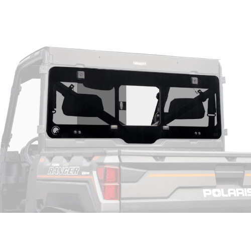 Polaris Ranger 1000 Glass Sliding Rear Windshield Polaris Ranger 1000 Glass Sliding Rear Windshield