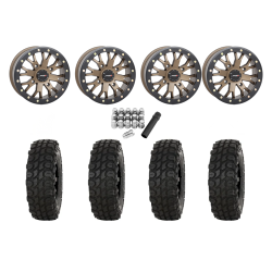 High Lifter XComp ATR 28x10-14 Tires on ST-3 Bronze Wheels High Lifter XComp ATR 28x10-14 Tires on ST-3 Bronze Wheels