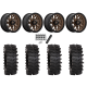 System 3 XT400W 30x12-15 Tires on Fuel Runner Matte Bronze (15x10) Wheels