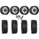 System 3 XT400W 30x12-15 Tires on Fuel Scepter Gloss Black Milled (15x10) Forged Wheels