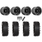 System 3 XT400W 32x12-15 Tires on Fuel Unit Matte Black (15x10) Wheels