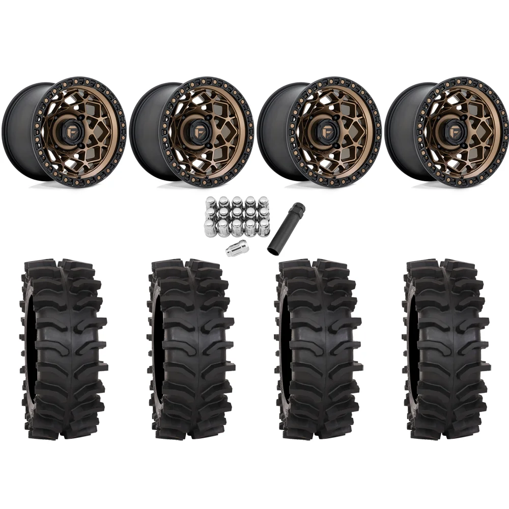 System 3 XT400W 30x12-15 tires on Fuel Unit matte bronze 15x10 wheels
