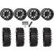 System 3 XT400W 32x12-15 Tires on SB-4 Matte Black (15x10) Beadlock Wheels