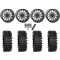 System 3 XT400W 32x12-15 Tires on SB-5 Matte Gunmetal (15x10) Beadlock Wheels