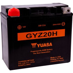 Yuasa GYZ20H Factory Activated AGM Battery