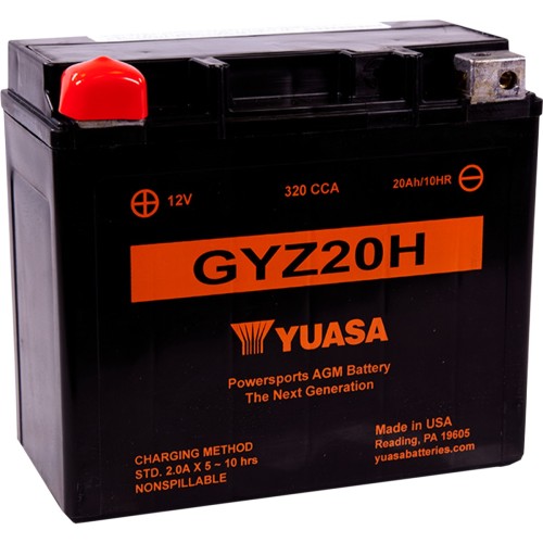 Yuasa GYZ20H Factory Activated AGM Battery Yuasa GYZ20H Factory Activated AGM Battery