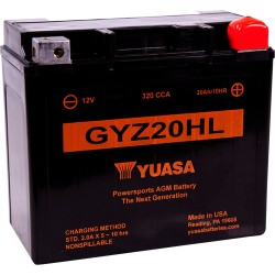 Yuasa GYZ20HL Factory Activated AGM Battery
