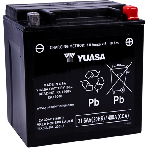 Yuasa YIX30L Factory Activated AGM Battery Yuasa YIX30L Factory Activated AGM Battery