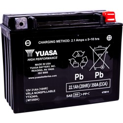 Yuasa YTX24HL Factory Activated AGM Battery