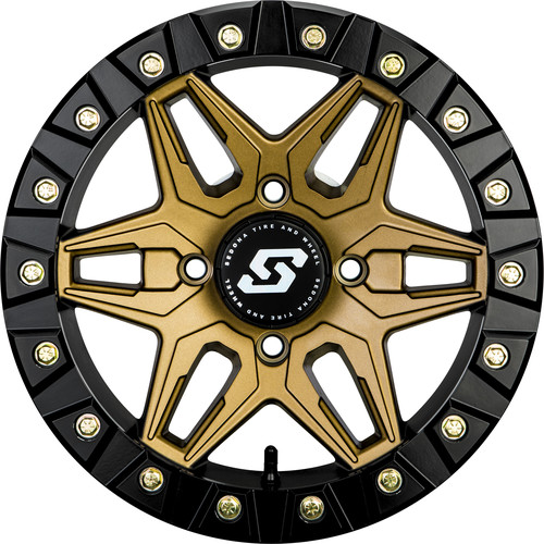 Sedona Split 6 Beadlock (Bronze) 14x7 Wheel Sedona Split 6 Beadlock (Bronze) 14x7 Wheel