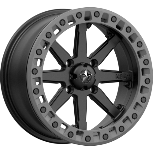 MSA M31 Lok2 Satin Black 16x7 Wheel/Rim MSA M31 Lok2 Satin Black 16x7 Wheel/Rim